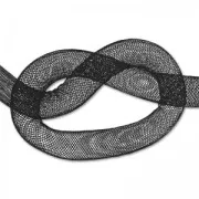 Résille tubulaire 16 mm Noir x 1 m