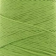 Bobine de cordon coton macramé Organic Cotton Détox XL peigné - Vert herbe x200 m