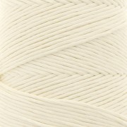 Bobine de cordon coton macramé Organic Cotton Détox XL peigné - Ecru x200 m