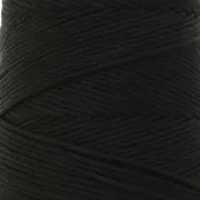 Bobine de cordon coton macramé Organic Cotton Détox XL peigné - Noir x200 m
