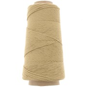 Bobine de cordon coton macramé Organic Cotton Détox XL peigné - Camel x200 m|raw }}