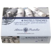 Coffret de 4 pastels tendres - Bleus de pastel - Pastel des teinturiers x1|raw }}