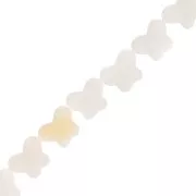 Perle papillon en nacre 8x10 mm - Naturel x1