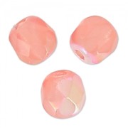 Facettes 4 mm Milky Pink AB x50