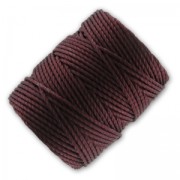 Fil C-LON Tex 400 Bead Cord 0,90 mm Black Currant x 35 m