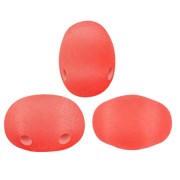 Perles en verre Samos® par Puca® 7x5 mm - La Divine Translucent Brick Mat x10g|raw }}