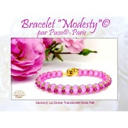 Perles en verre Samos® par Puca® 7x5 mm - La Divine Translucent Brick Mat x10g