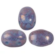 Perles en verre Samos® par Puca® 7x5 mm - Blue Opal Bronze x10g