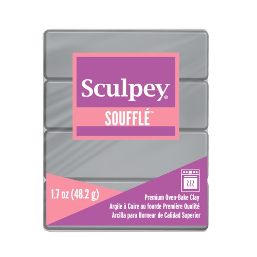 Pâte Sculpey Soufflé 48 gr Concrete (n°6645)