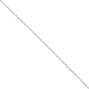 Chaîne maille Paloma 0.8 mm Placage argent fin x1m