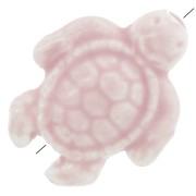 Perle tortue en céramique 19x15 mm - Rose x1|raw }}