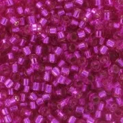 Miyuki Delica 11/0 DB1340 - Dyed Silver Lined Fuchsia x8g