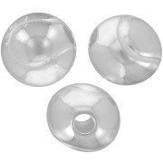 Perle ronde - balle de tennis 9 mm - Plaqué Argent x1|raw }}