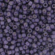 Miyuki Delica 11/0 DB1174 - Galvanized Mat Eggplant x8g|raw }}