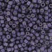 Miyuki Delica 11/0 DB1174 - Galvanized Mat Eggplant x8g