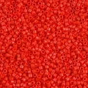 Miyuki Delica 11/0 DB0727 - Opaque Vermillion Red x8g