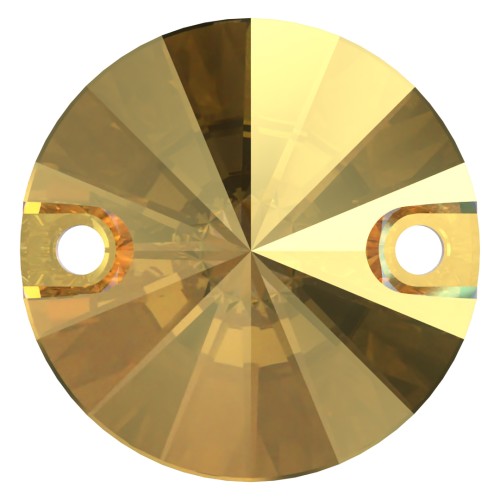 Cabochon - intercalaire - PureCrystal 3200 12 mm Crystal Metallic Sunshine x1