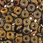 O Bead 4 mm Bronze Mix x5g