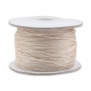 Fil de jade - Fil nylon tressé 0.5 mm - Beige x150m