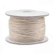 Fil de jade - Fil nylon tressé 0.5 mm - Beige x150m