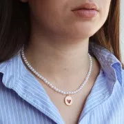 Perles rondes 5 mm imitation perle d'eau douce - Blanc nacré x80