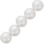 Perles rondes 12 mm imitation perle d'eau douce - Blanc nacré x30|raw }}