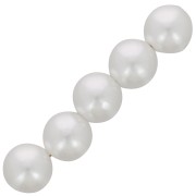 Perles rondes 16 mm imitation perle d'eau douce - Blanc nacré x15