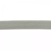 Lacet cuir reconstitué double-face 3 mm Gris Clair x1m