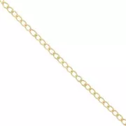 Chaîne maille gourmette 4,5 mm doré x1m