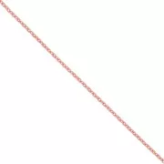 Chaîne maille forçat 2,5 mm cuivre  x1m