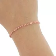 Chaîne maille forçat 2,5 mm cuivre  x1m