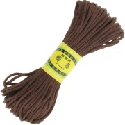 Cordon queue de rat polyester 2 mm - Marron x20m