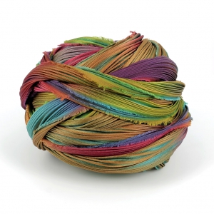 Ruban twill de soie Shibori Katrina x10cm