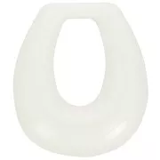 Pendentif goutte évidée en résine opaque 28x25 mm - Ecru x1