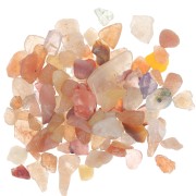 Sachet de mini pierres roulées - éclats pierres non percées -Aventurine rouge x20g|raw }}