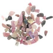Sachet de mini pierres roulées - éclats de pierres non percées - Rhodonite x20g