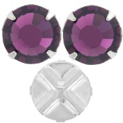 Strass à coudre 8 mm Amethyst
