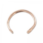 Bague laiton 2 trous 20 mm doré rose x1|raw }}