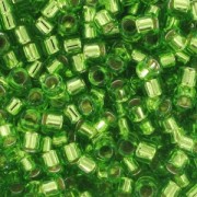 Miyuki Delica 11/0 DB1206 - Silver Lined Lime x8g|raw }}