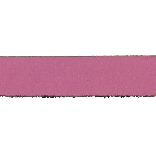 Lacet cuir 10 mm Mauve x30cm