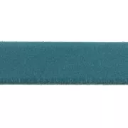 Lacet cuir 10 mm Bleu Jean x30cm