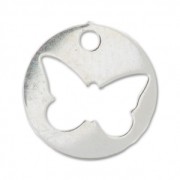 Breloque papillon 10 mm en Argent 925 x1|raw }}