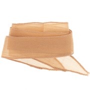 Ruban de soie 25 mm - Sable x85cm|raw }}