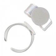 Bague plateau 12 mm en Argent 925 x1