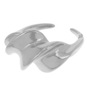 Bague croissant - torsadée - 13 mm - T54 - Acier inoxydable 304L x1