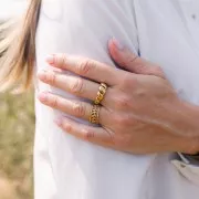 Bague torsadée - 8 mm - T55 - Acier inoxydable 304L x1