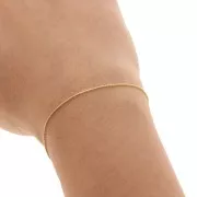 Chaîne maille Paloma 0.8 mm Doré à l'or fin x1m