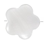 Perles fleurs 11 mm en nacre - Naturel x4|raw }}