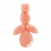 Pendentif combinaison cabochons 53 mm Peach x1