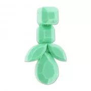 Pendentif combinaison cabochons 41 mm Mint x1